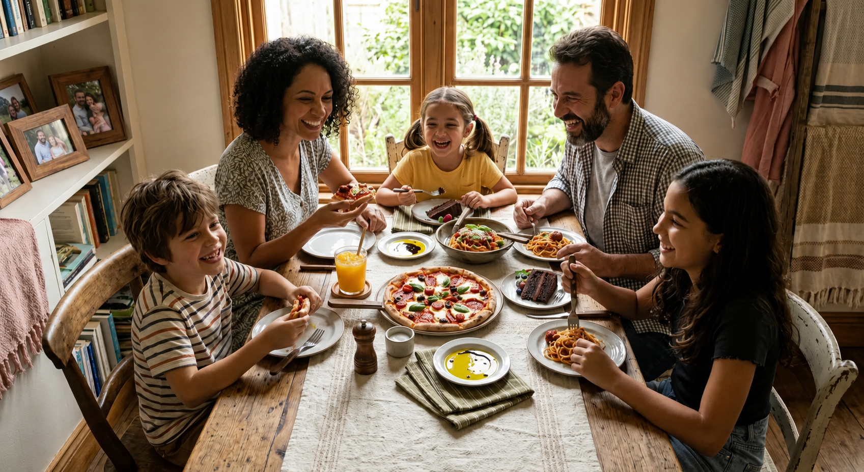 Família feliz